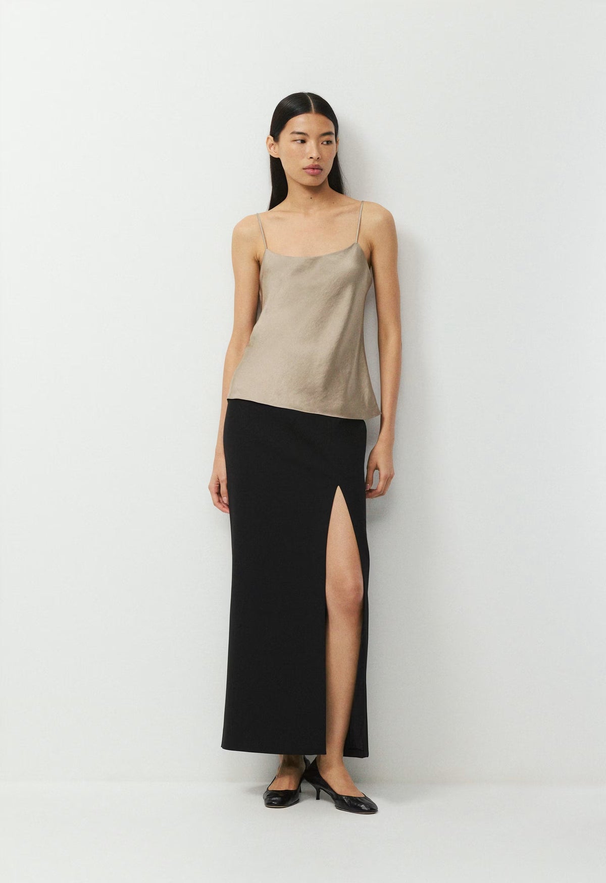 Pronto Satin Camisole - NOMAD TAUPE