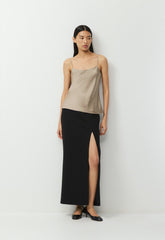 Pronto Satin Camisole - NOMAD TAUPE