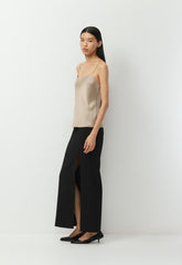 Pronto Satin Camisole - NOMAD TAUPE