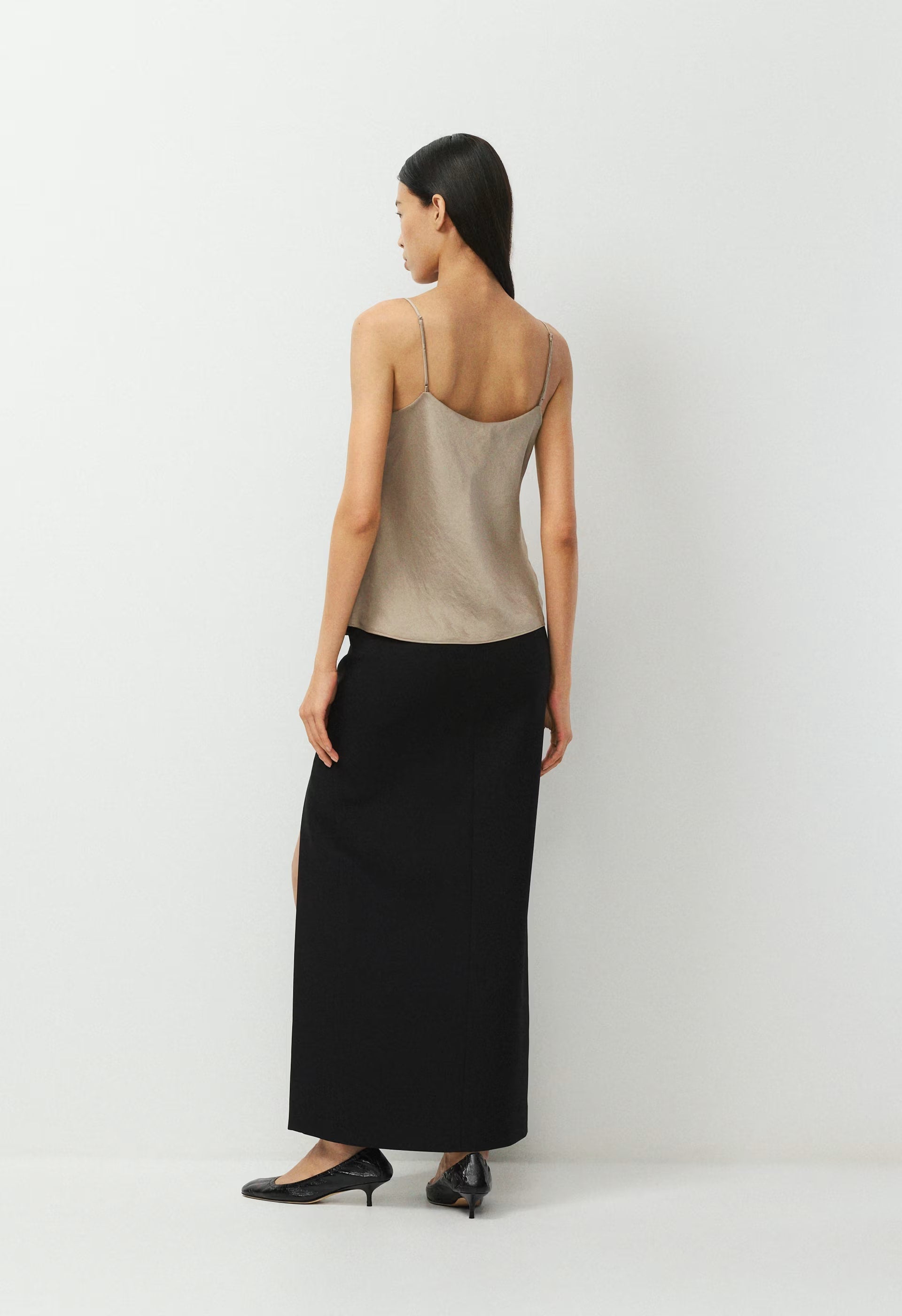 Pronto Satin Camisole - NOMAD TAUPE