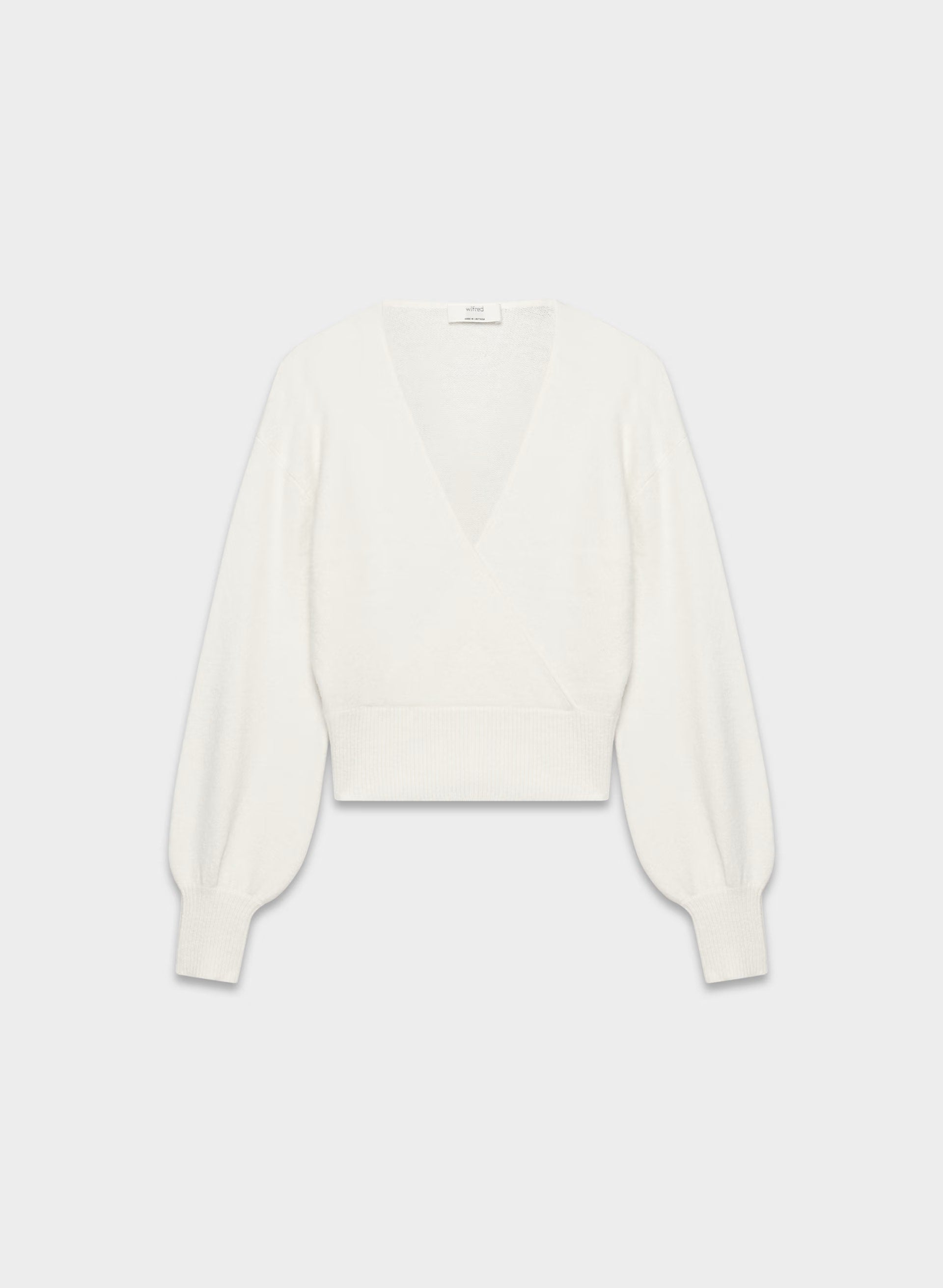 SoftSpoke™ Dear Wrap Sweater - LIGHT BIRCH