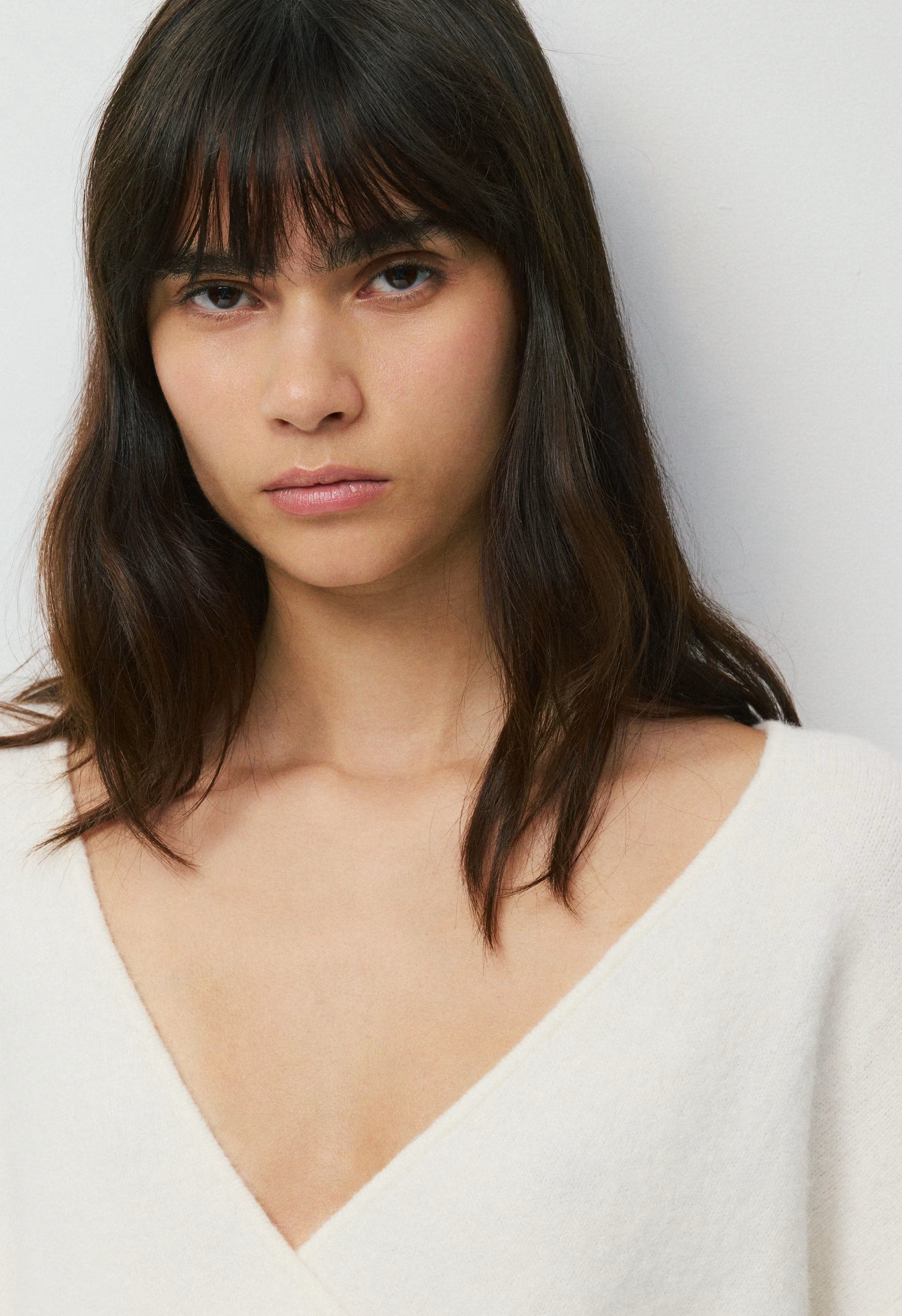 SoftSpoke™ Dear Wrap Sweater - LIGHT BIRCH
