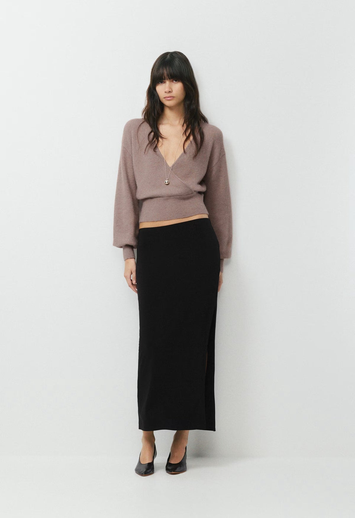 SoftSpoke™ Dear Wrap Sweater - DUSTY MAUVE