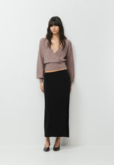 SoftSpoke™ Dear Wrap Sweater - DUSTY MAUVE