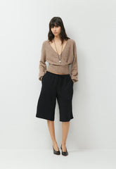 SoftSpoke™ Dear Wrap Sweater - HEATHER NOMAD TAUPE