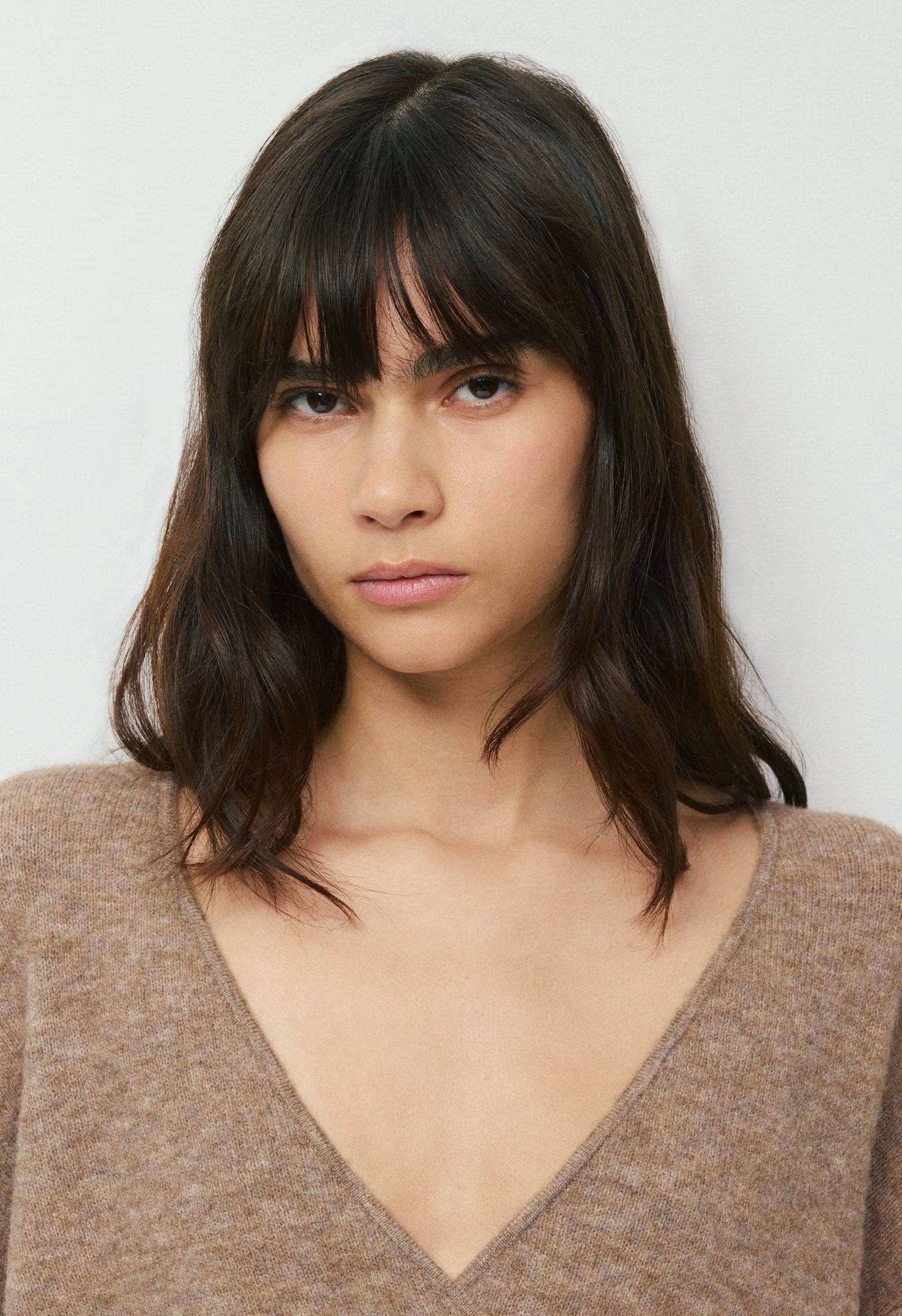 SoftSpoke™ Dear Wrap Sweater - HEATHER NOMAD TAUPE