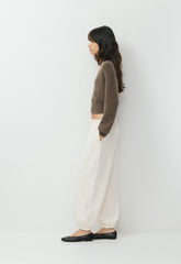 SoftSpoke™ Dear Wrap Sweater - HEATHER DARK CHOCOLATE