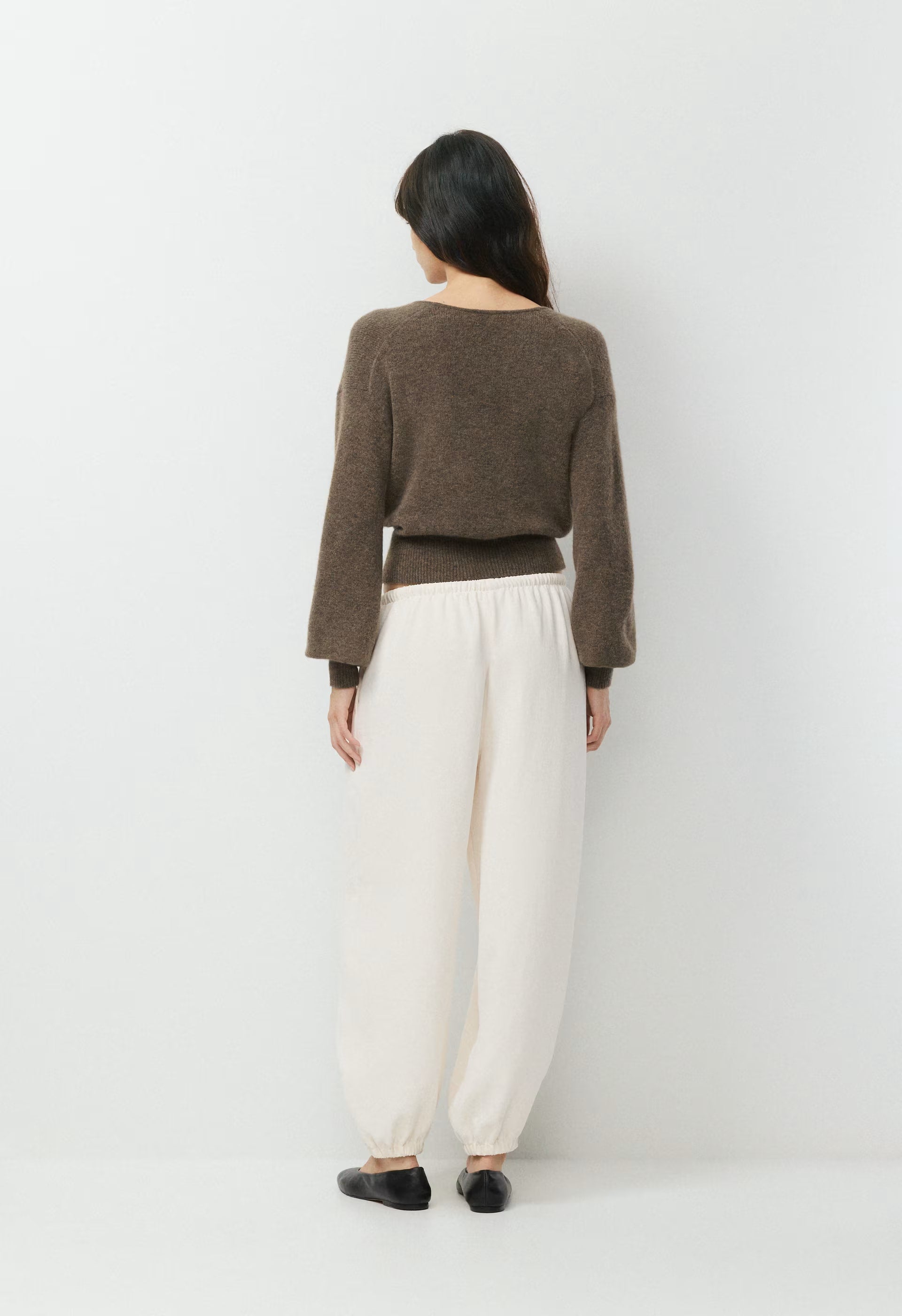 SoftSpoke™ Dear Wrap Sweater - HEATHER DARK CHOCOLATE