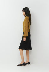 SoftSpoke™ Dear Wrap Sweater - SHERRY OCHRE