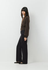 SoftSpoke™ Dear Wrap Sweater - CACAO NIB BROWN