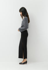 SoftSpoke™ Dear Wrap Sweater - HEATHER DARK GREY