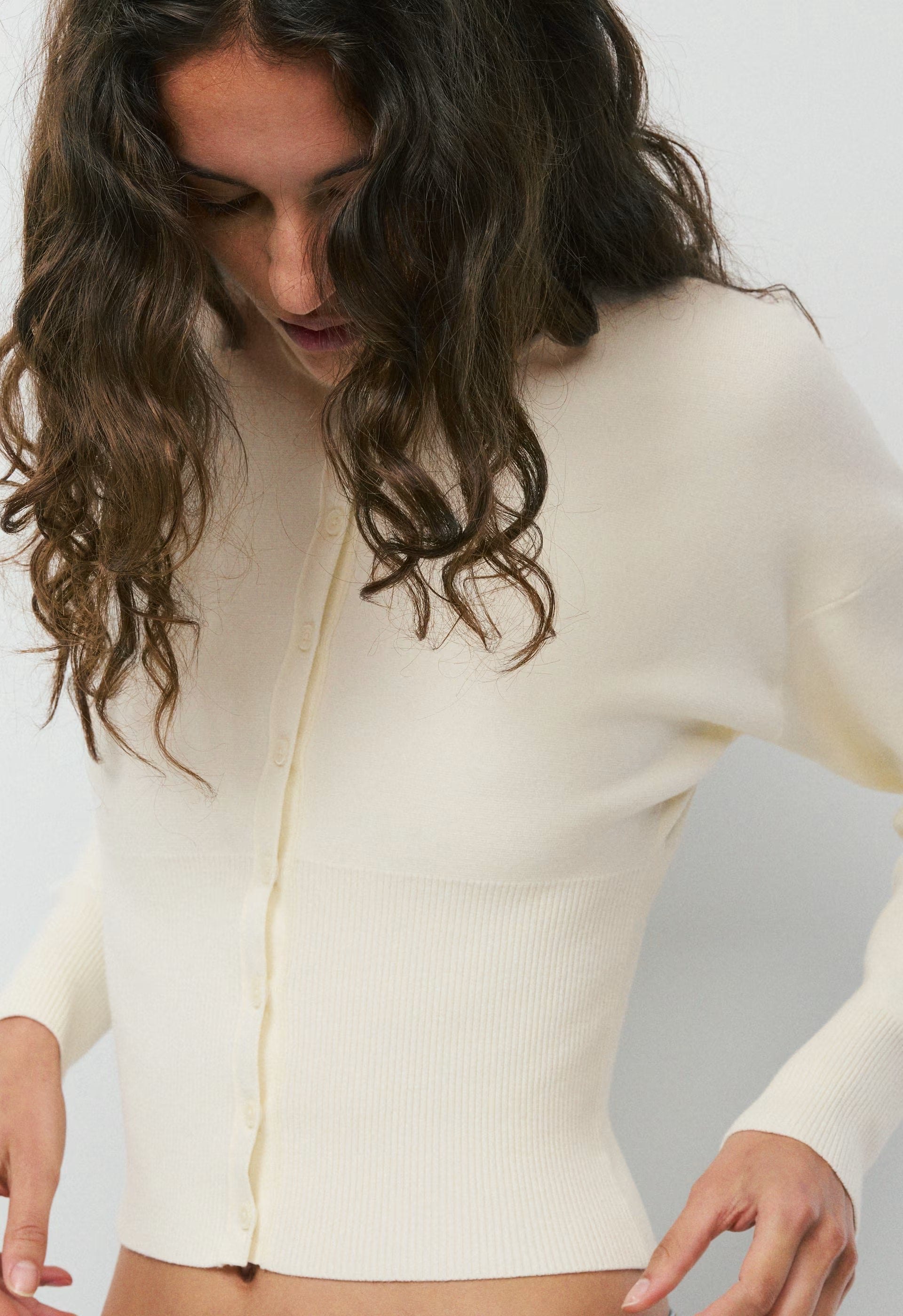 Golightly Cardigan - Wonder Yarn - LIGHT BIRCH