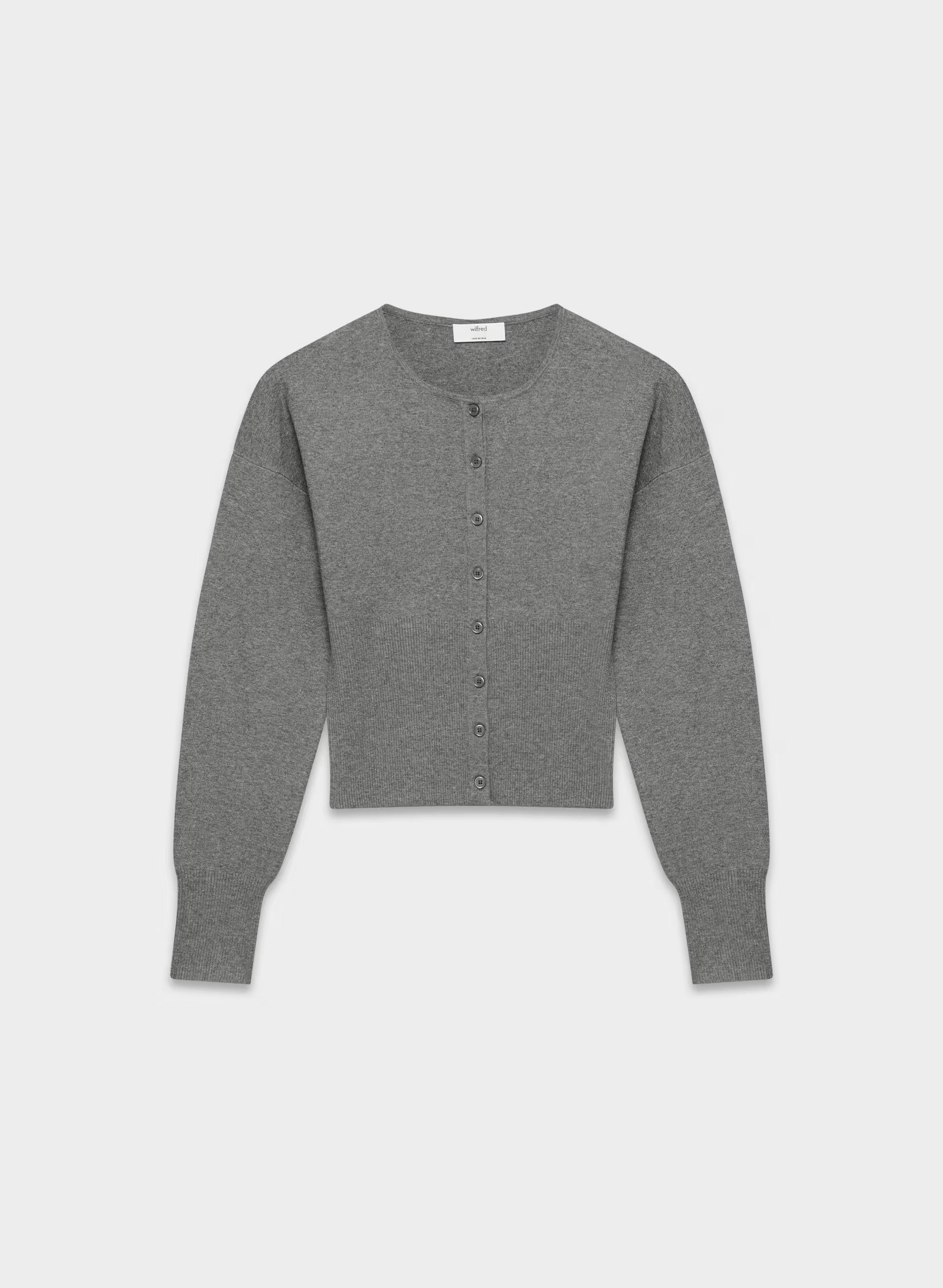 Golightly Cardigan - Wonder Yarn - HEATHER DARK GREY