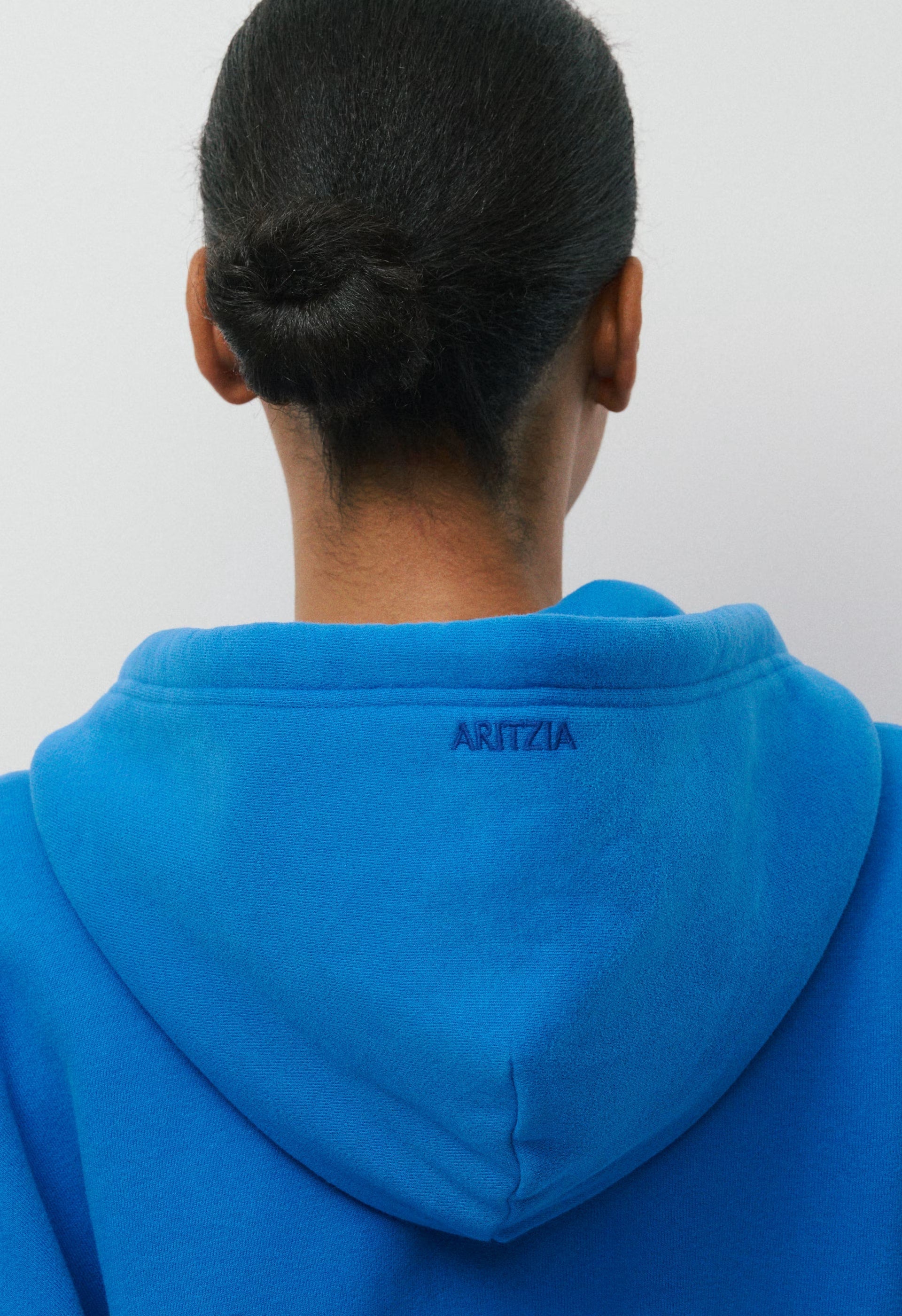 Cozy Sweatfleece Boyfriend Boxy Zip Hoodie - LAZULI BLUE
