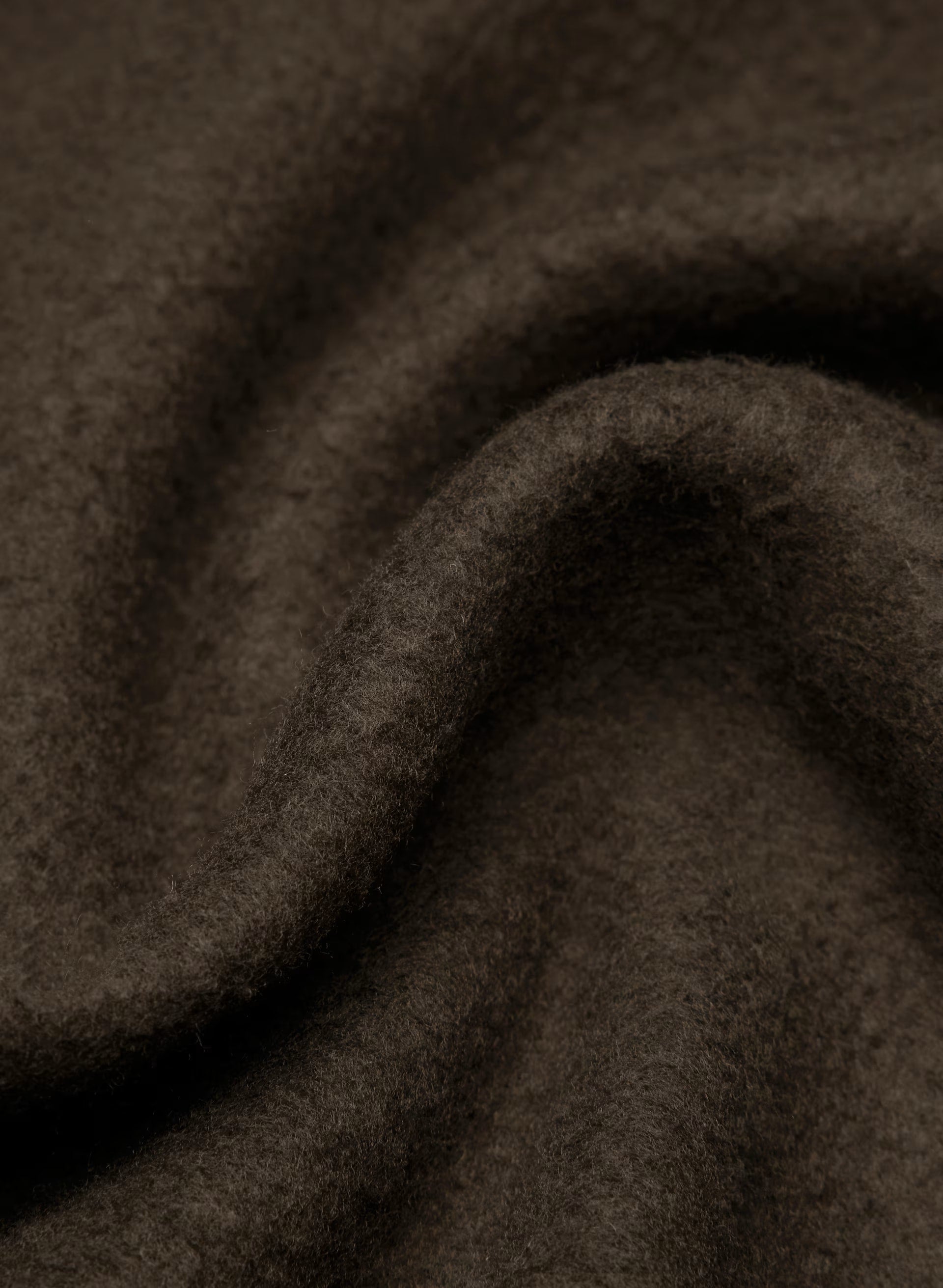 Cozy Sweatfleece Boyfriend Boxy Zip Hoodie - CACAO NIB BROWN