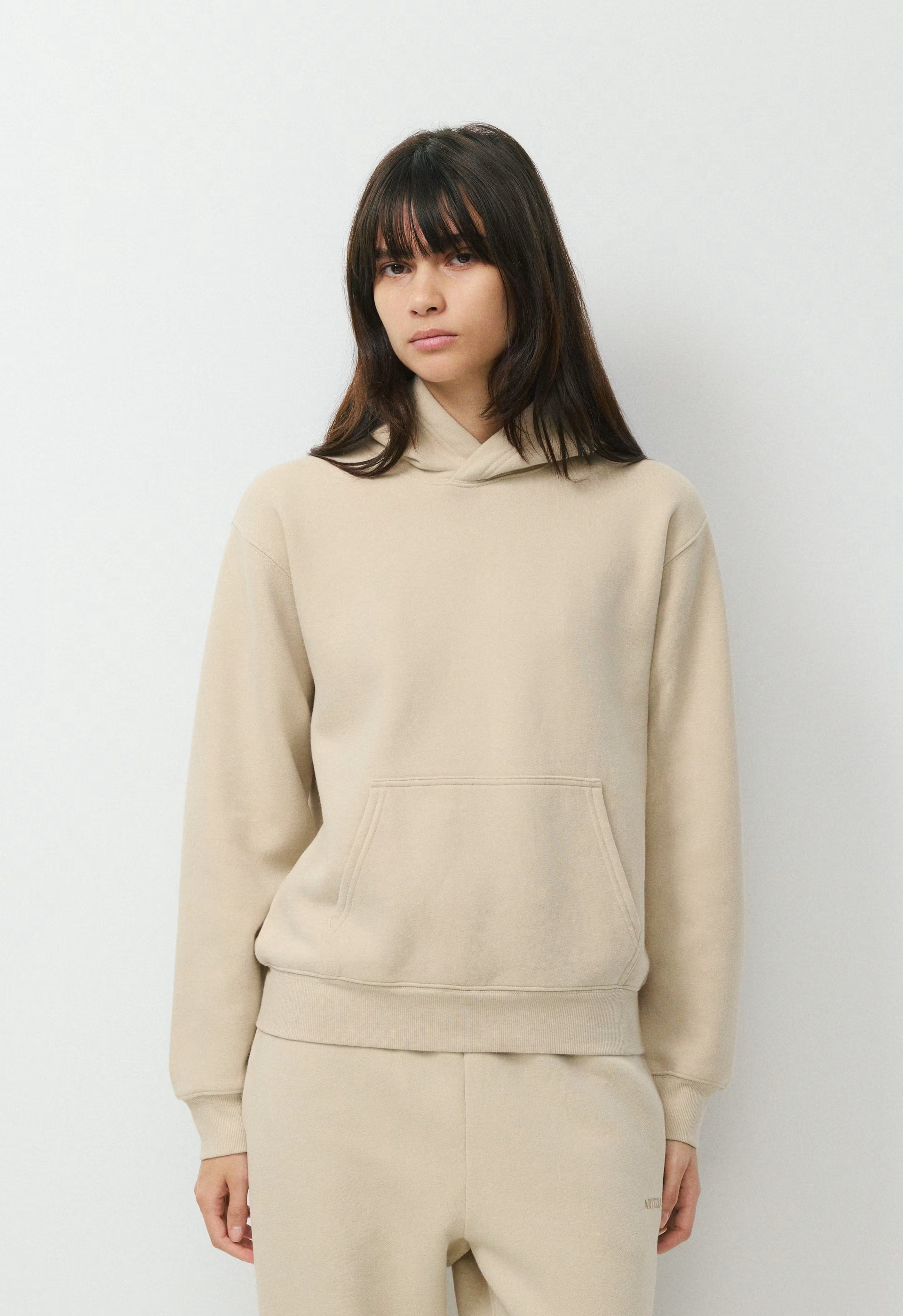 Cozy Sweatfleece Perfect Hoodie - MULLEIN