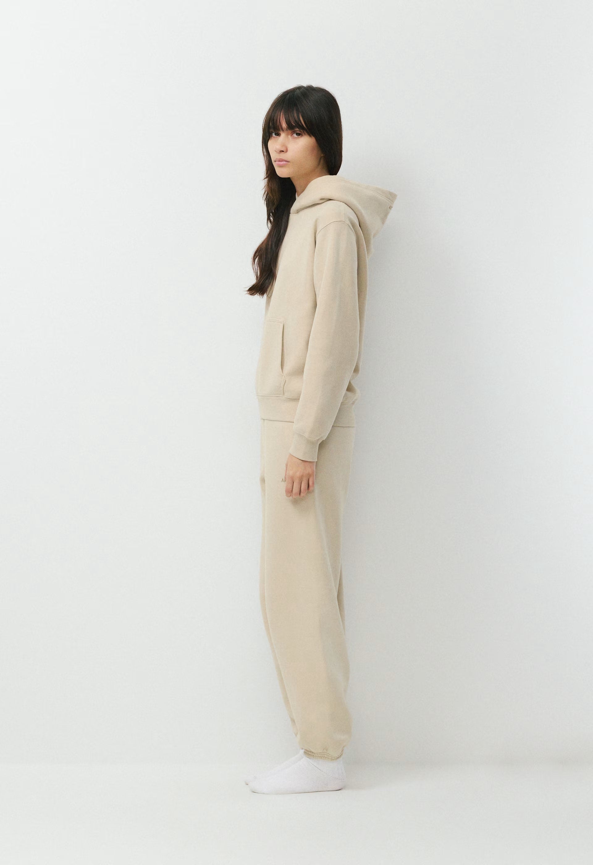 Cozy Sweatfleece Perfect Hoodie - MULLEIN