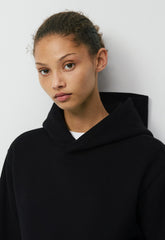 Cozy Sweatfleece Perfect Hoodie - BLACK