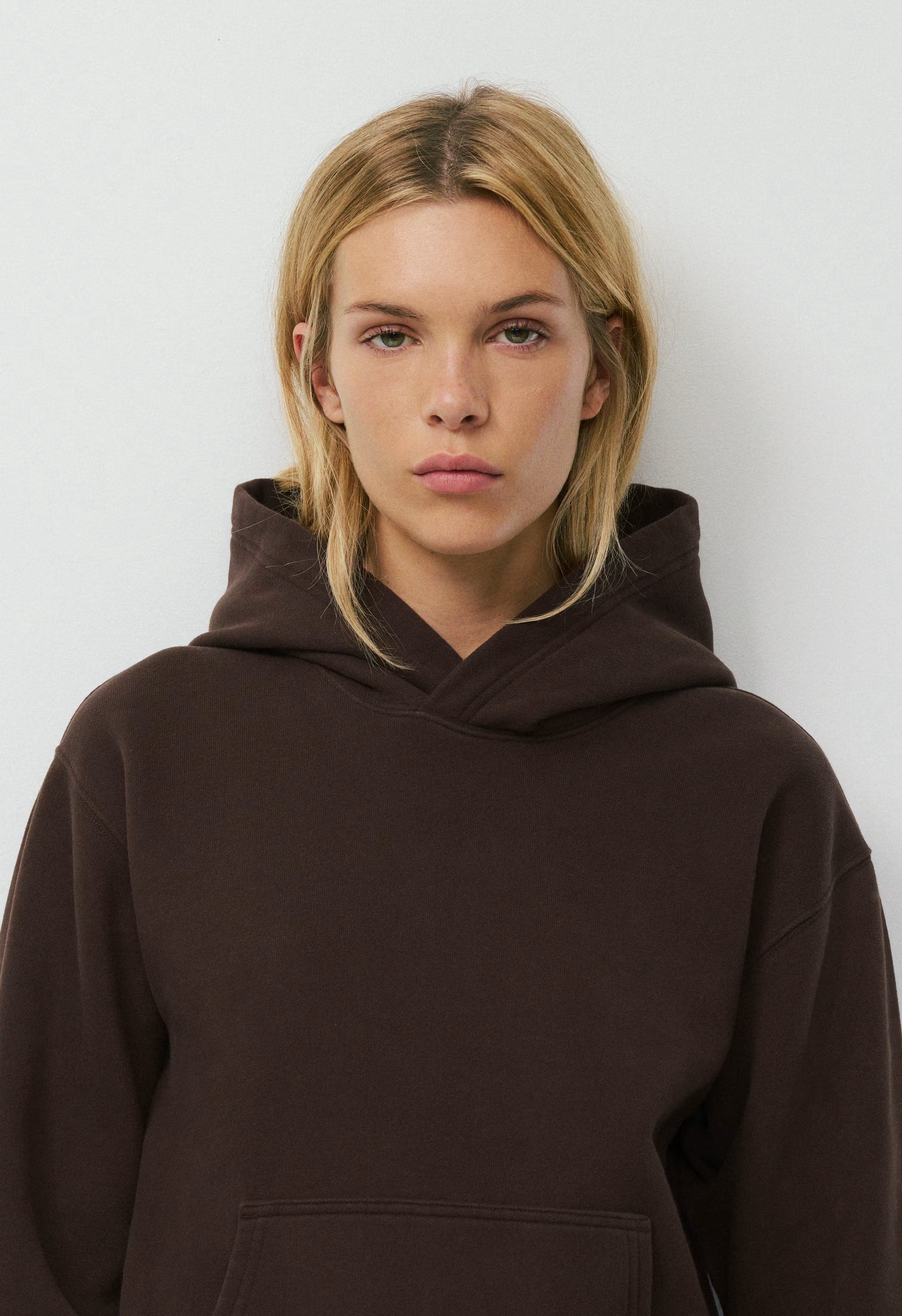 Cozy Sweatfleece Perfect Hoodie - RICH MOCHA BROWN