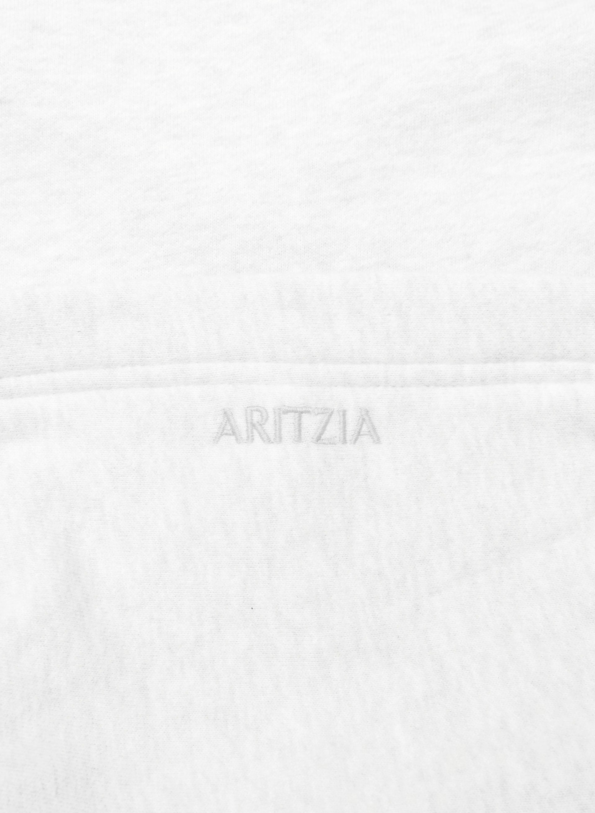 Cozy Sweatfleece Perfect Hoodie - HEATHER CLOUD WHITE