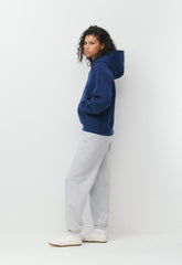 Cozy Sweatfleece Perfect Hoodie - BYRON BLUE