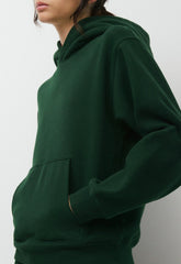 Cozy Sweatfleece Perfect Hoodie - FIGTREE GREEN