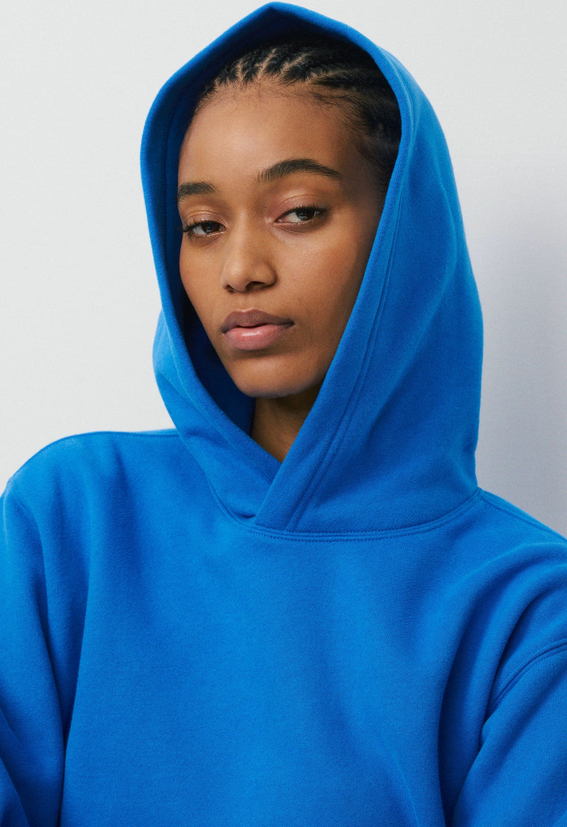 Cozy Sweatfleece Perfect Hoodie - LAZULI BLUE