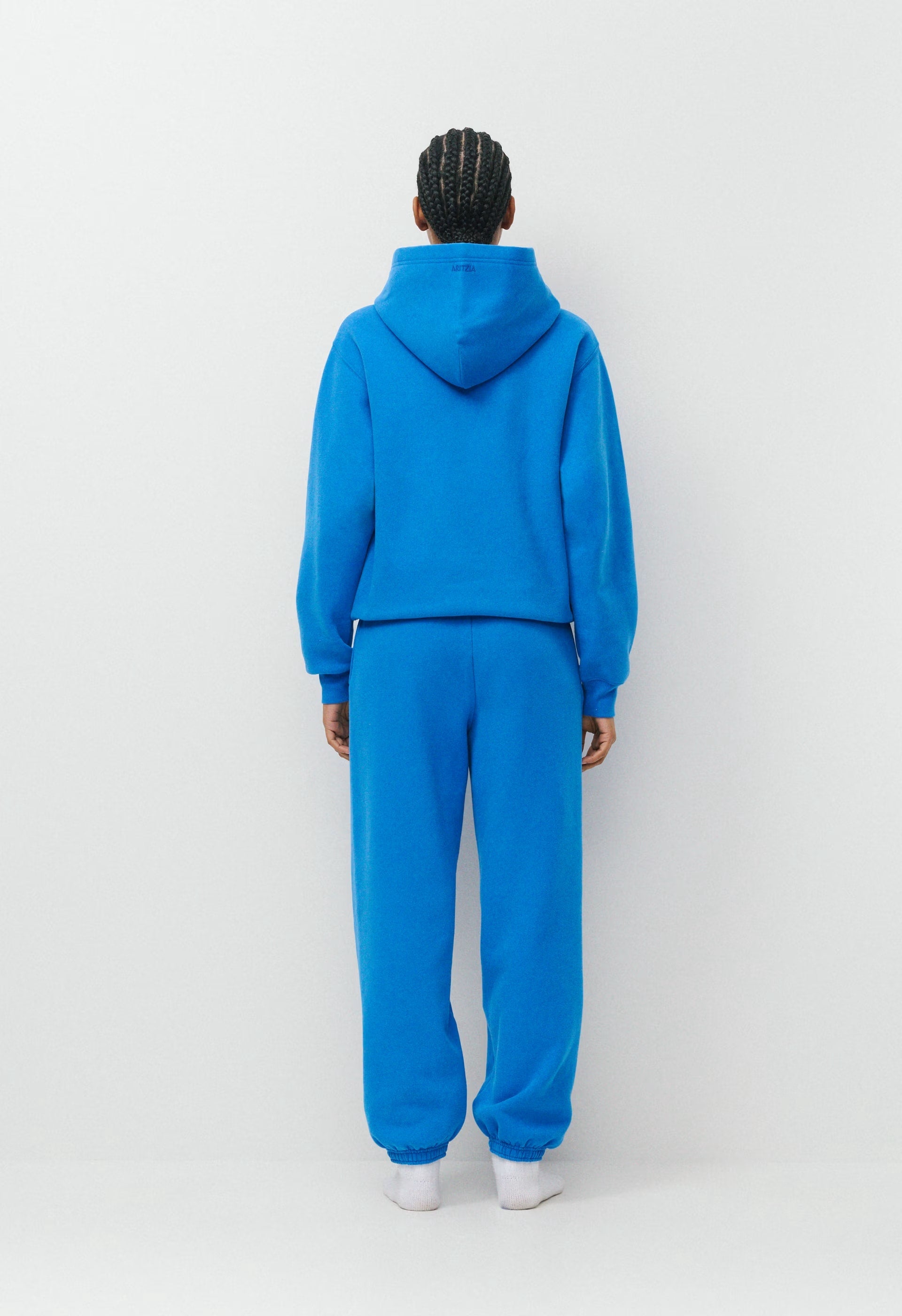 Cozy Sweatfleece Perfect Hoodie - LAZULI BLUE