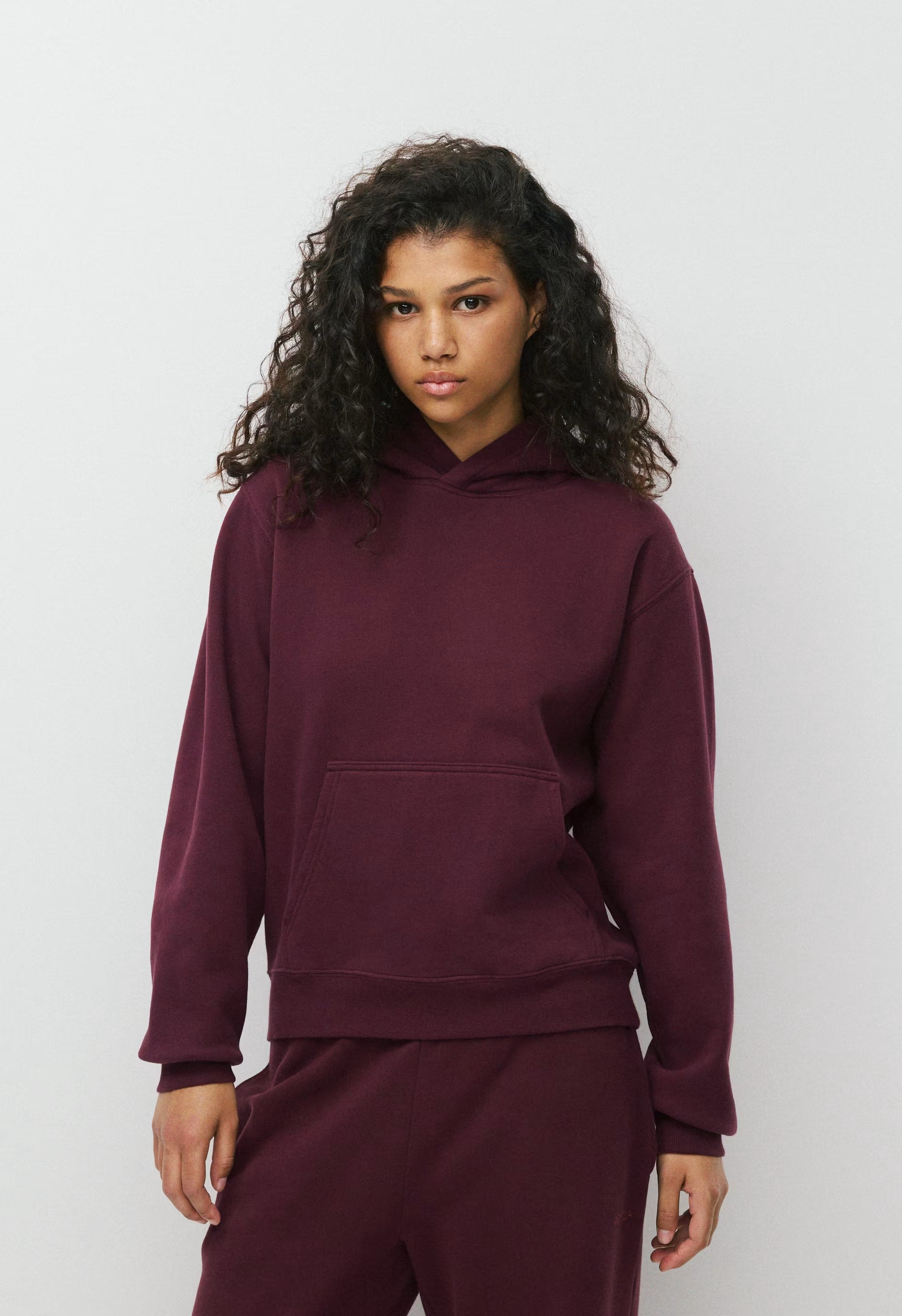 Cozy Sweatfleece Perfect Hoodie - GALA PLUM