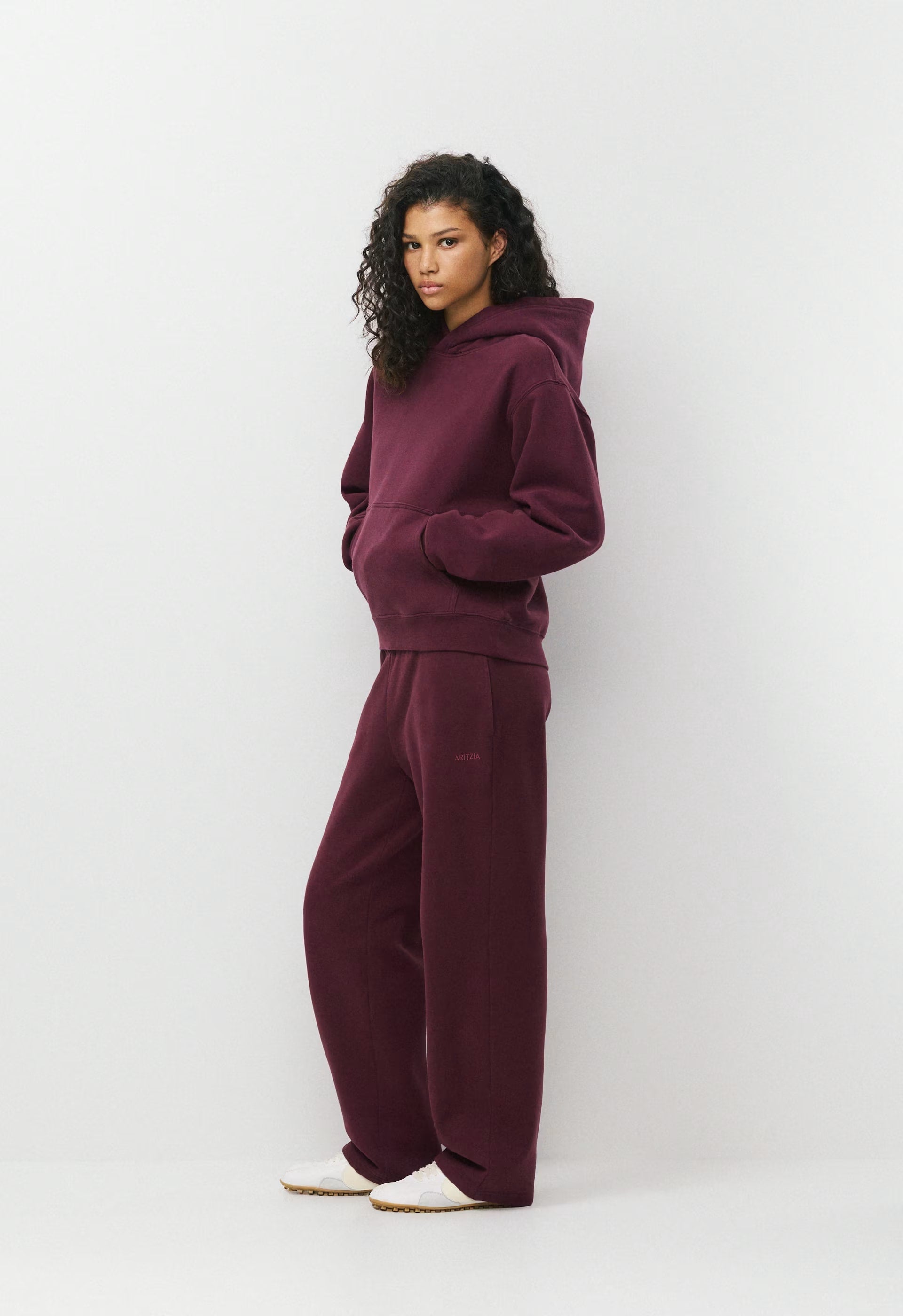 Cozy Sweatfleece Perfect Hoodie - GALA PLUM