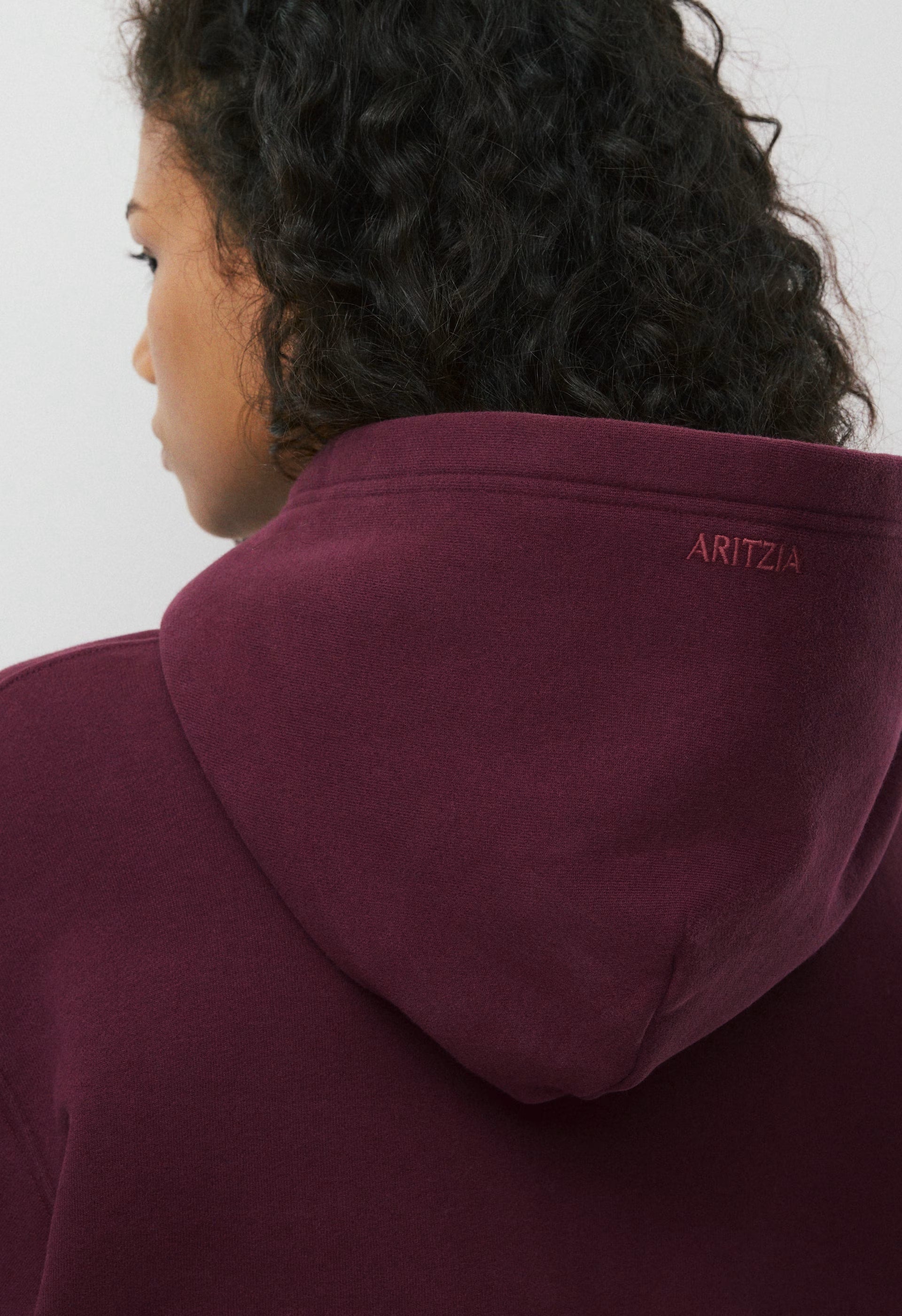 Cozy Sweatfleece Perfect Hoodie - GALA PLUM