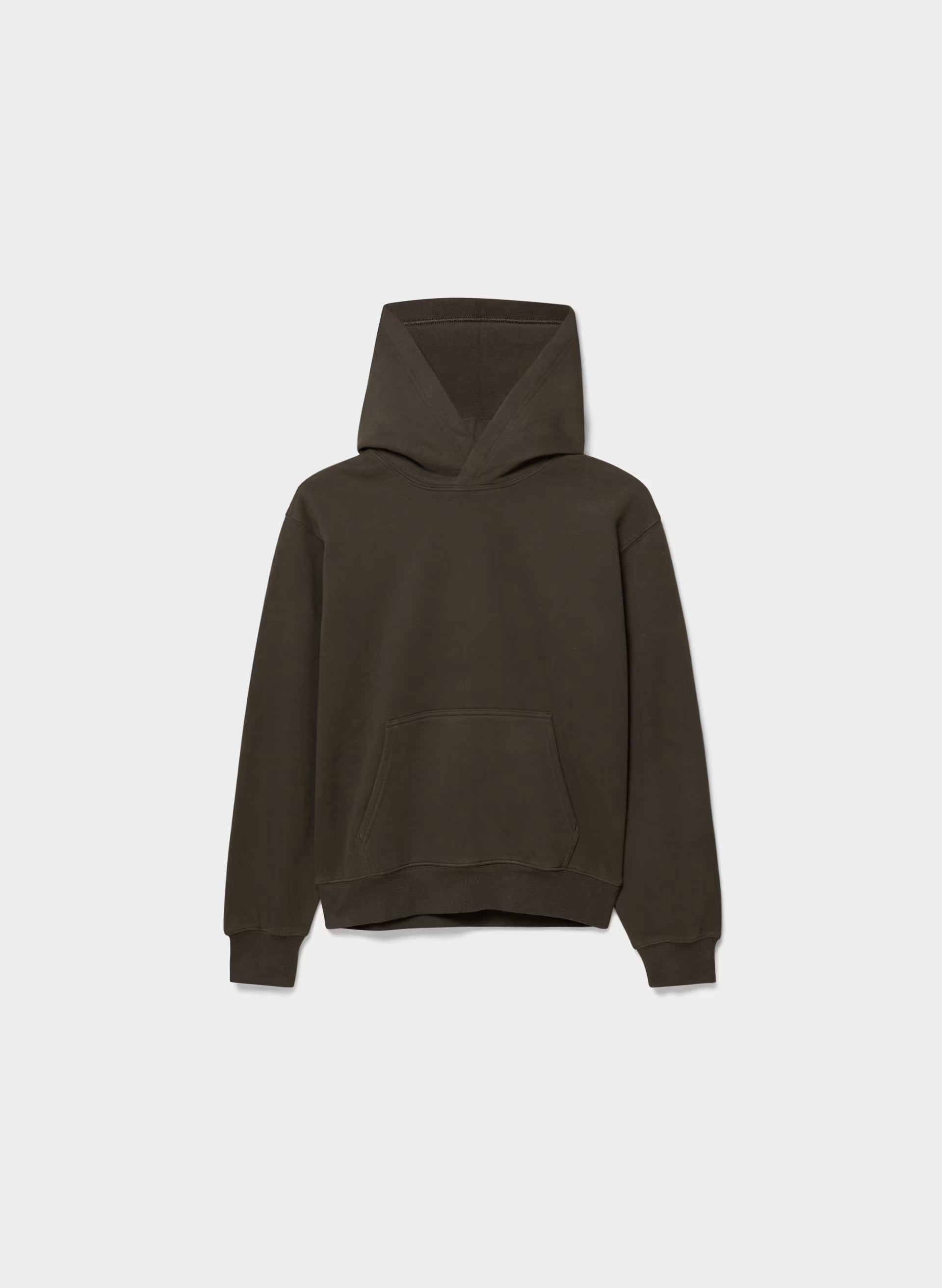 Cozy Sweatfleece Perfect Hoodie - CACAO NIB BROWN