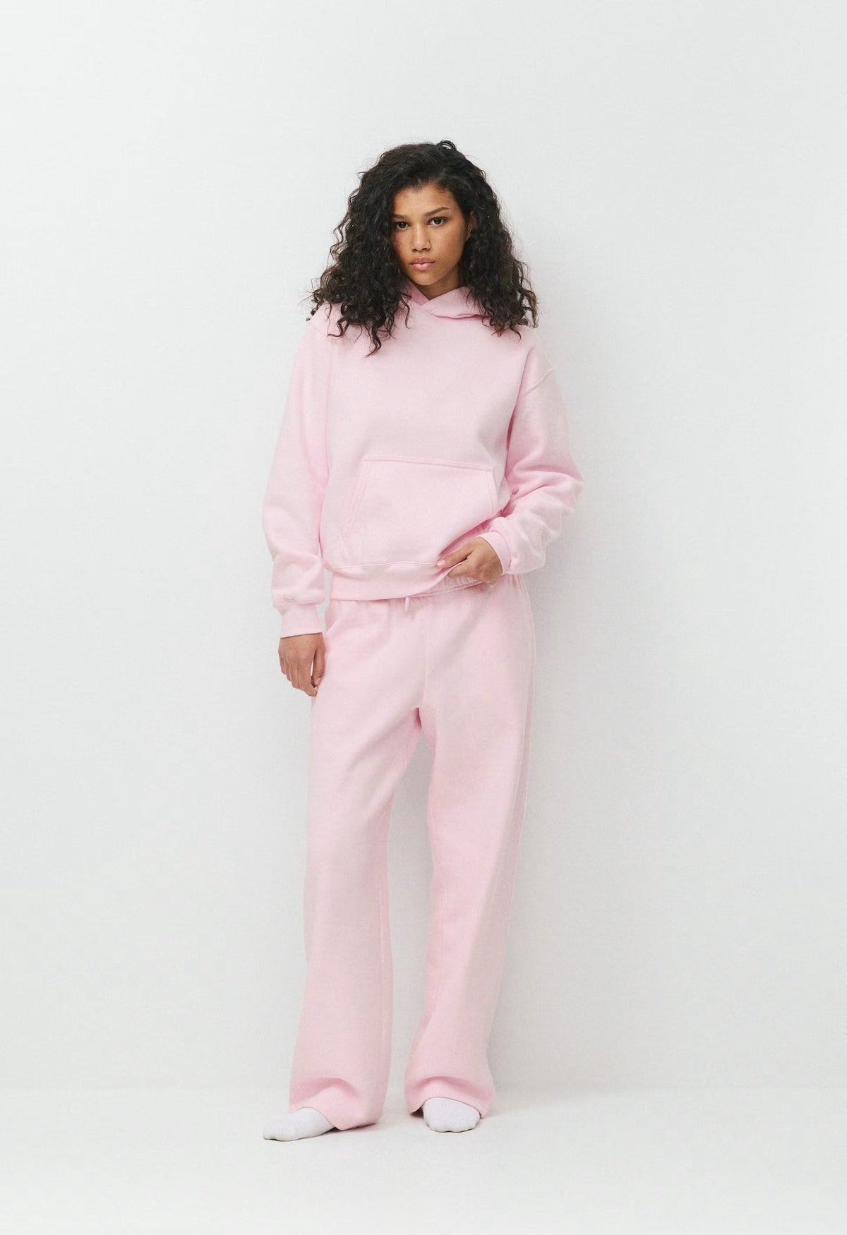 Cozy Sweatfleece Perfect Hoodie - MAGNOLIA