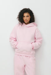 Cozy Sweatfleece Perfect Hoodie - MAGNOLIA