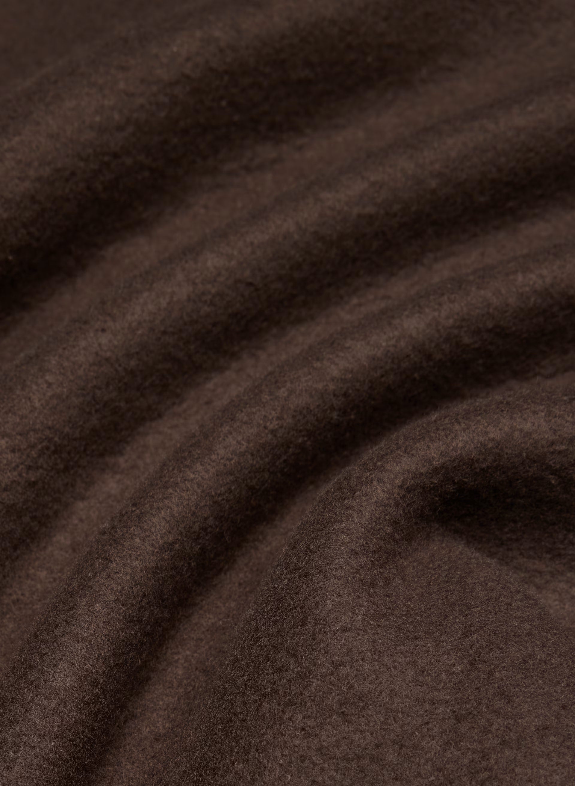 Cozy Sweatfleece Perfect Crew Sweatshirt - RICH MOCHA BROWN