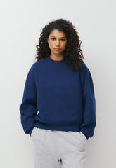 Cozy Sweatfleece Perfect Crew Sweatshirt - BYRON BLUE