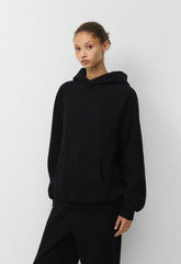 Cozy Sweatfleece Mega Raglan™ Hoodie - BLACK