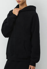 Cozy Sweatfleece Mega Raglan™ Hoodie - BLACK