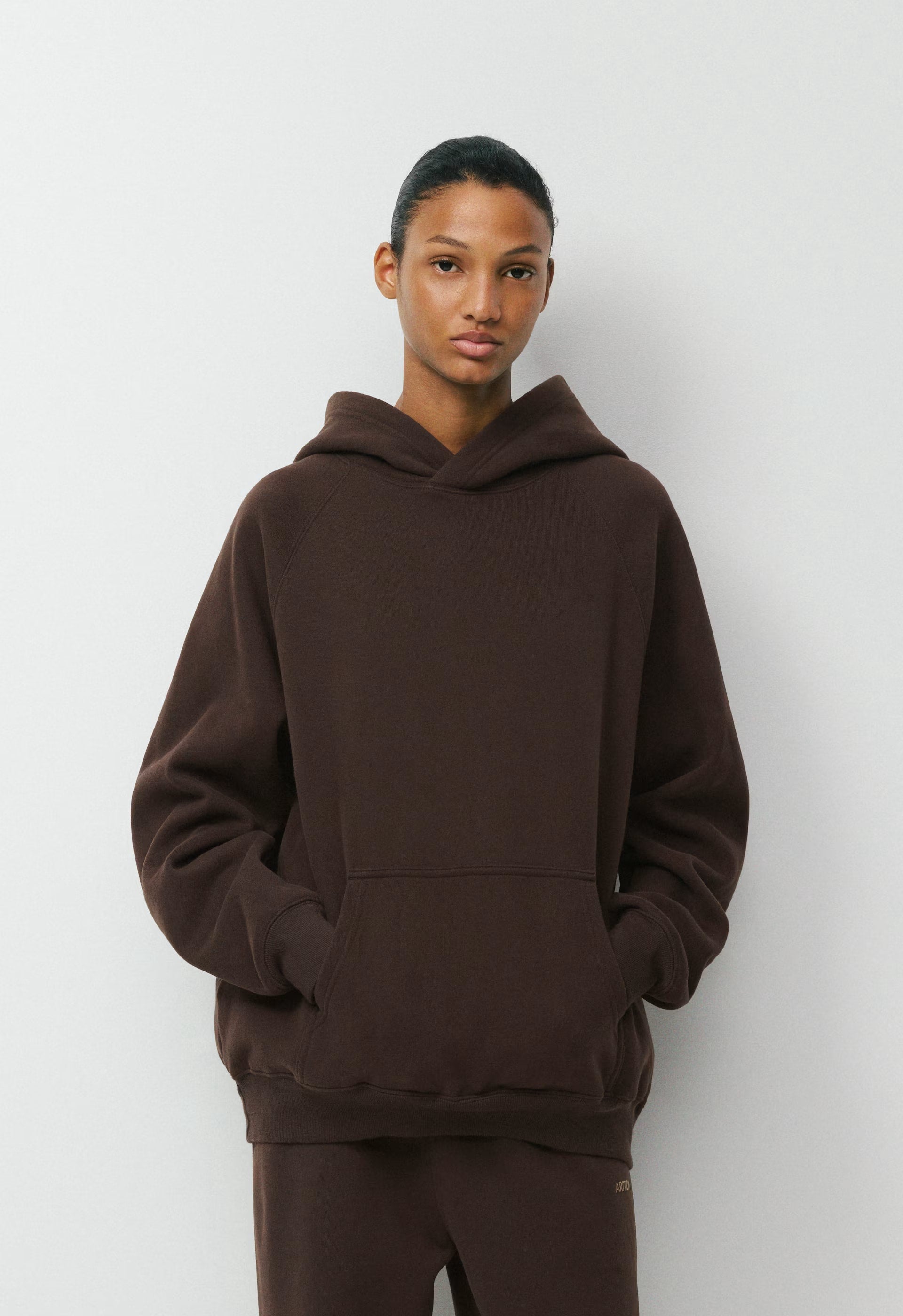 Cozy Sweatfleece Mega Raglan™ Hoodie - RICH MOCHA BROWN