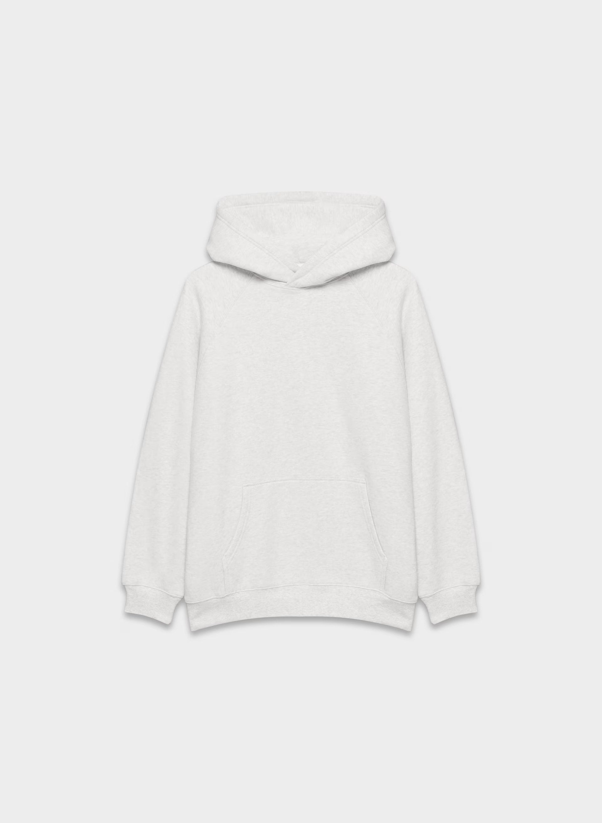 Cozy Sweatfleece Mega Raglan™ Hoodie - HEATHER CLOUD WHITE