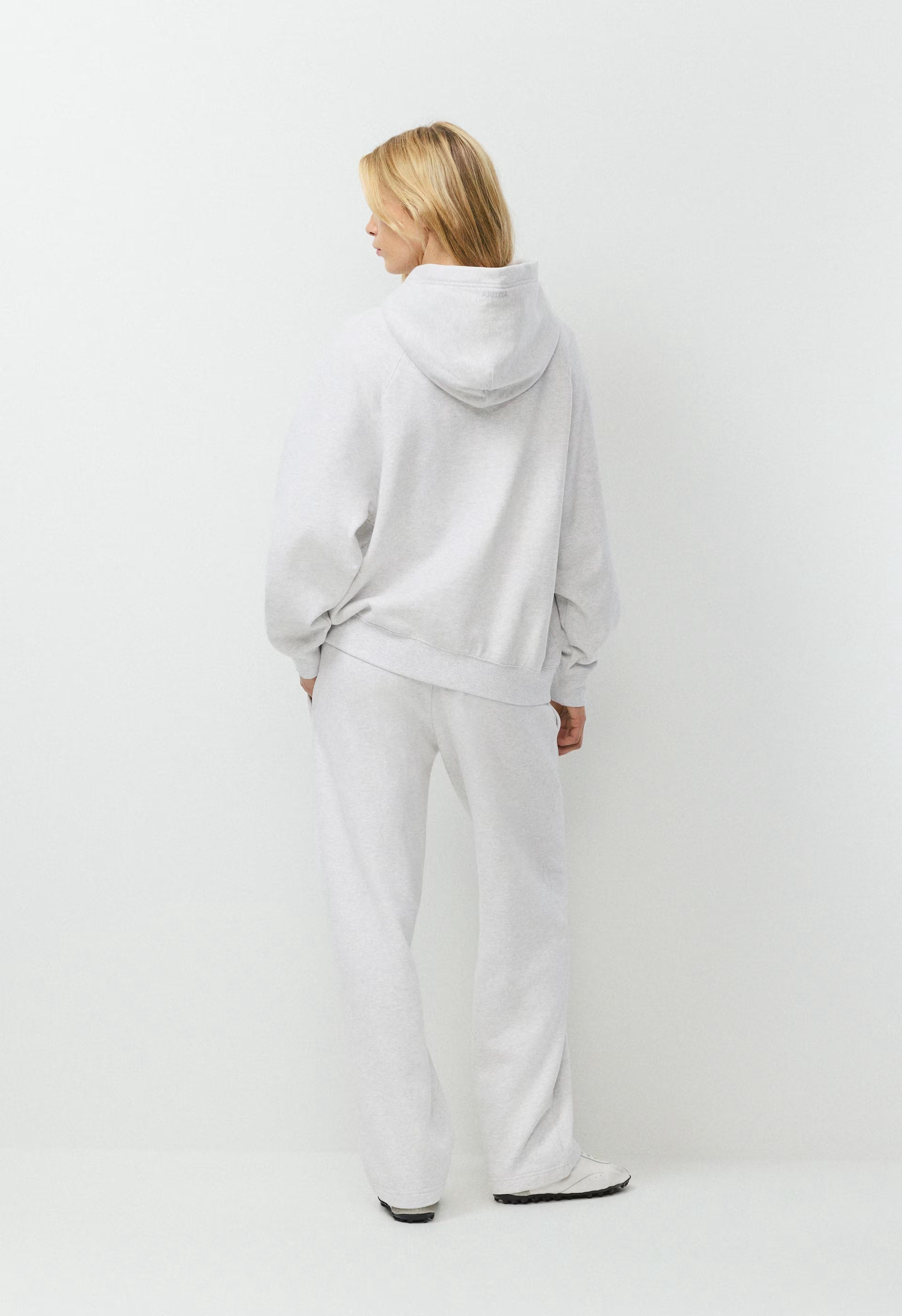 Cozy Sweatfleece Mega Raglan™ Hoodie - HEATHER CLOUD WHITE