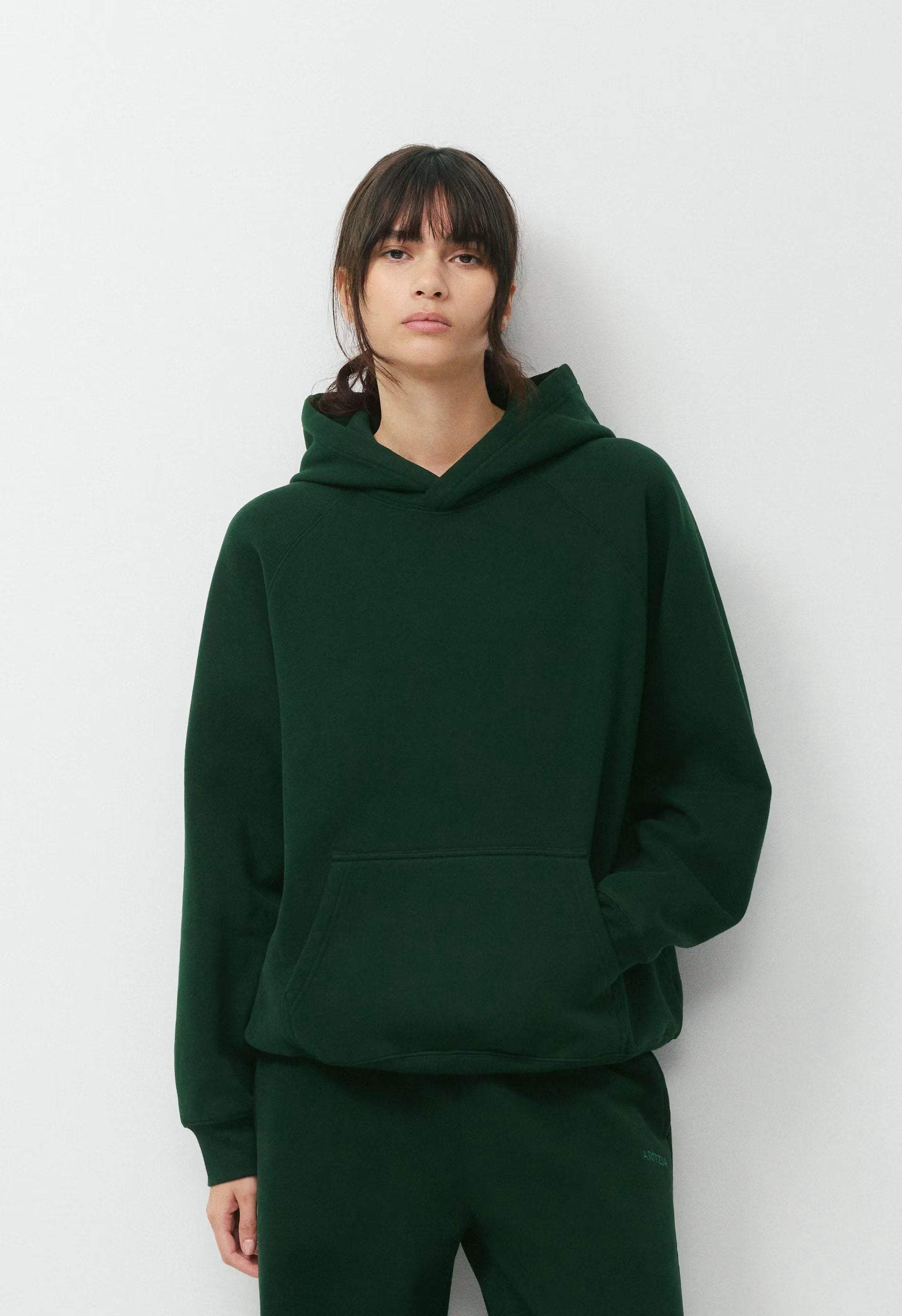 Cozy Sweatfleece Mega Raglan™ Hoodie - FIGTREE GREEN