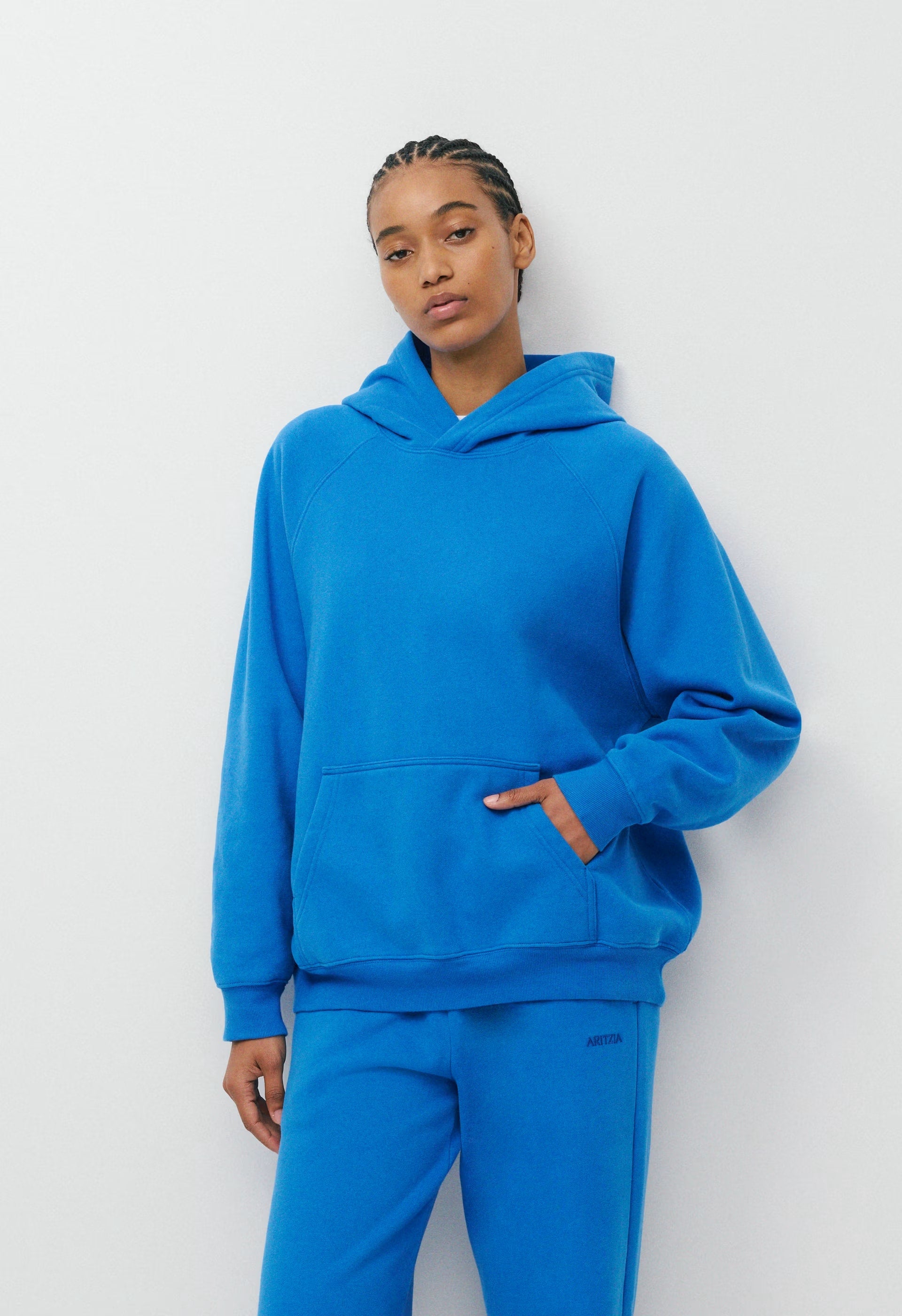 Cozy Sweatfleece Mega Raglan™ Hoodie - LAZULI BLUE