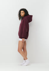 Cozy Sweatfleece Mega Raglan™ Hoodie - GALA PLUM
