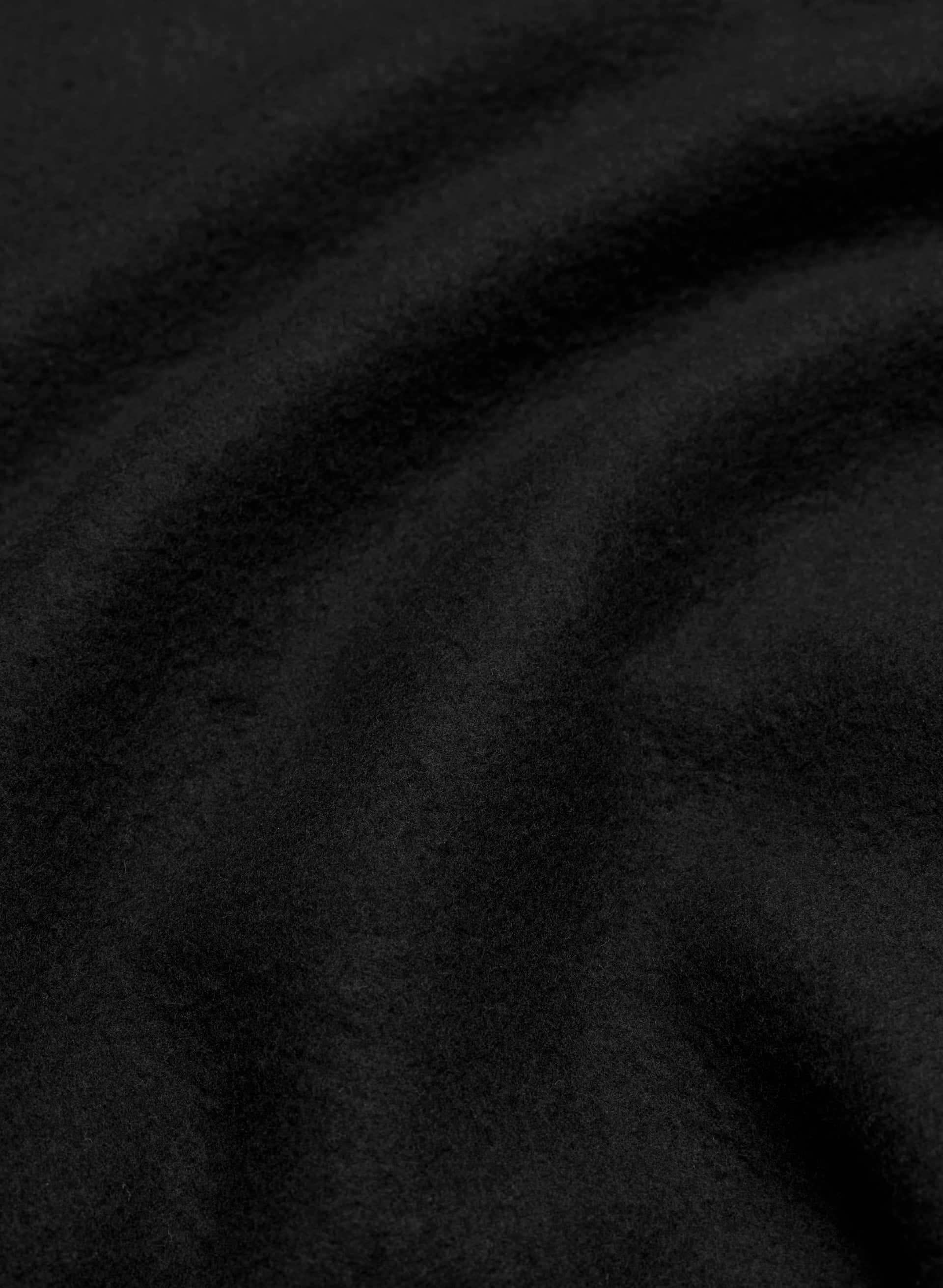 Cozy Sweatfleece Boyfriend 1/2 Zip - BLACK