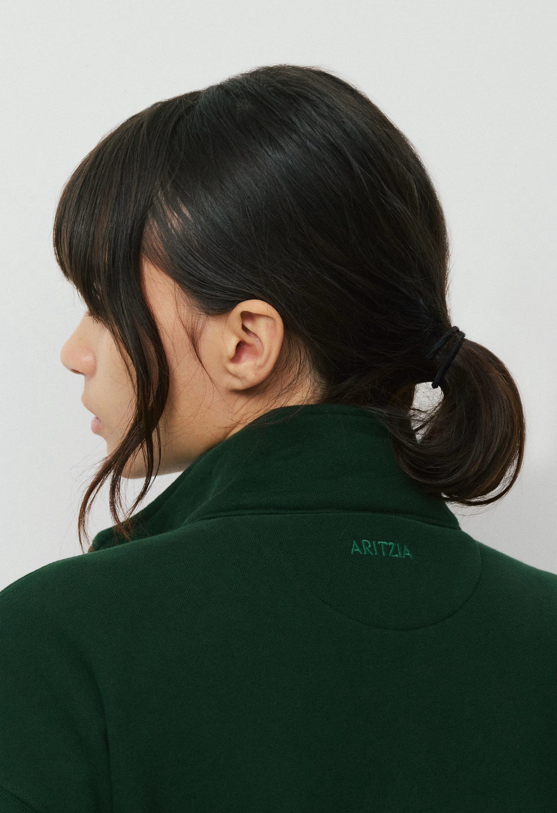 Cozy Sweatfleece Boyfriend 1/2 Zip - FIGTREE GREEN