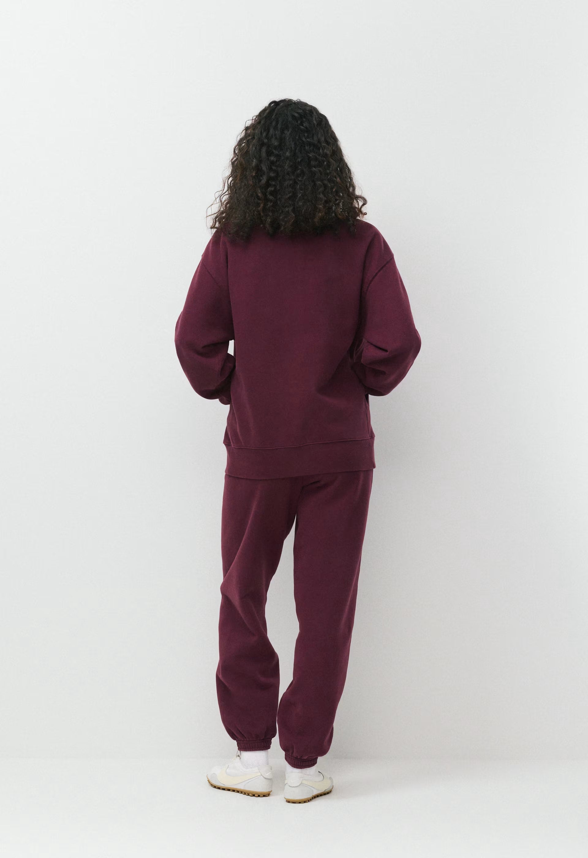 Cozy Sweatfleece Boyfriend 1/2 Zip - GALA PLUM