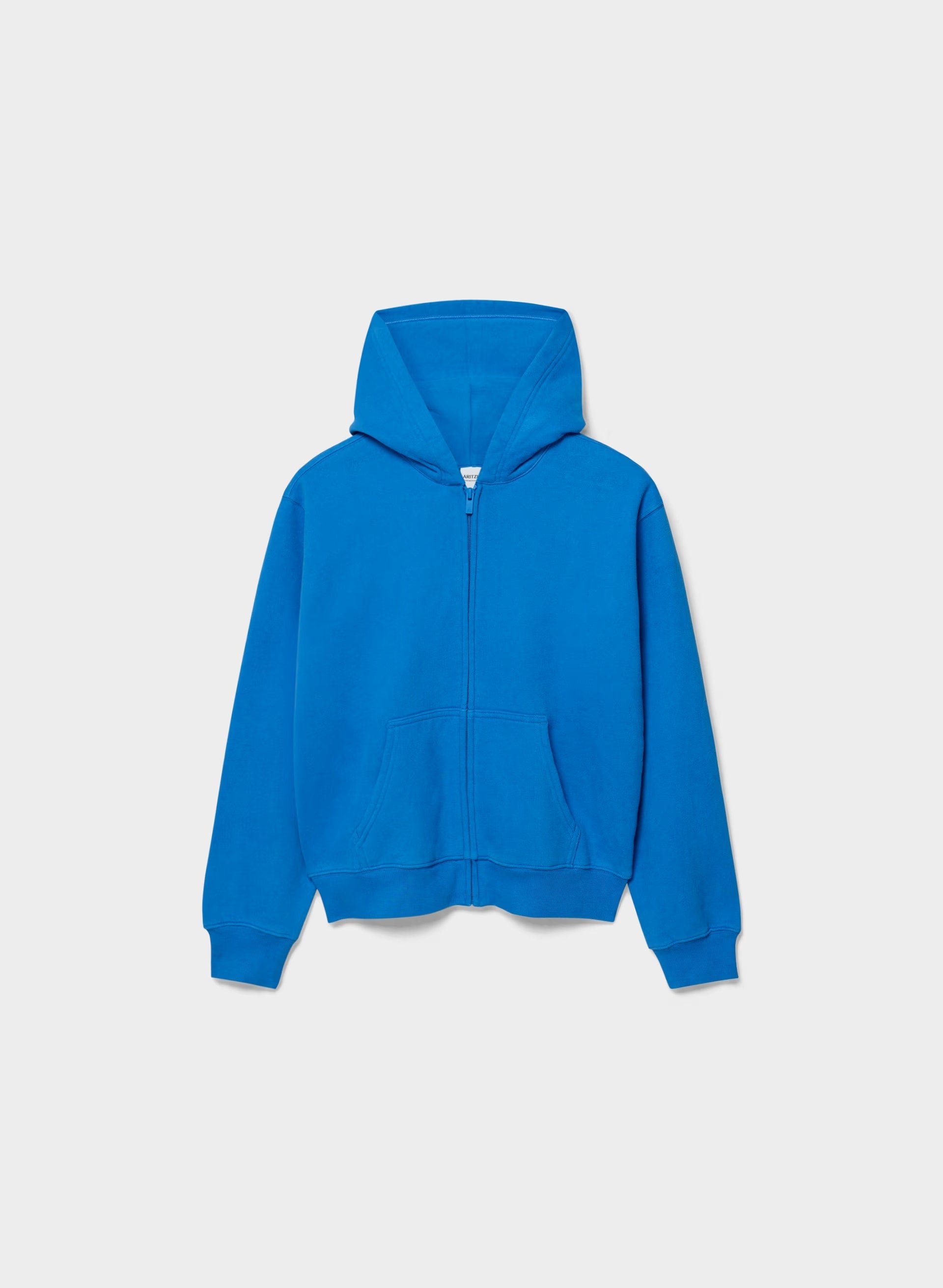 Cozy Sweatfleece Perfect Zip Hoodie - LAZULI BLUE