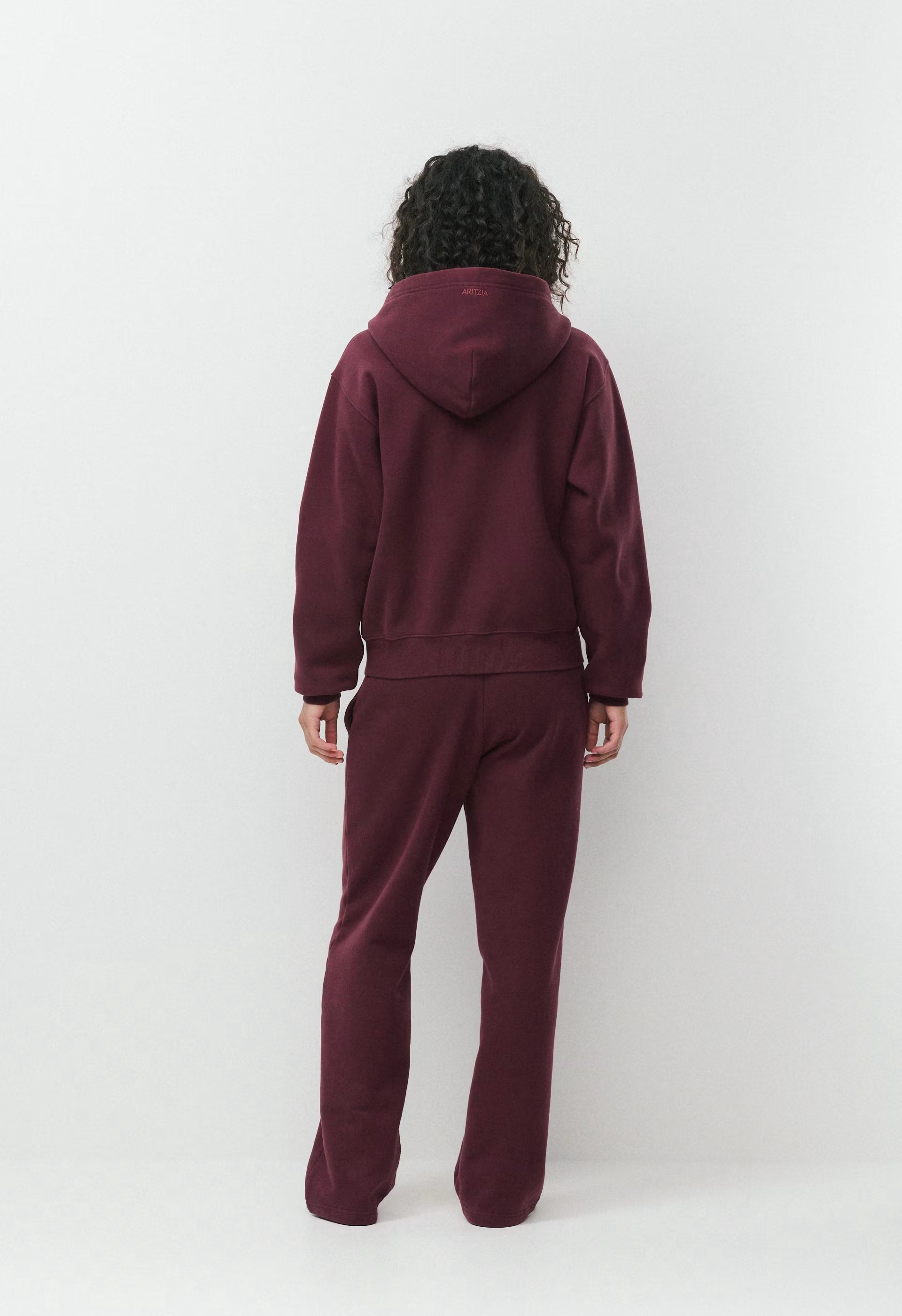 Cozy Sweatfleece Perfect Zip Hoodie - GALA PLUM