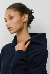 Cozy Sweatfleece Perfect Zip Hoodie - ADMIRAL NAVY
